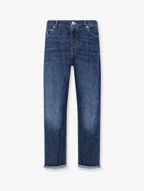 Brunello Cucinelli Men's Blue Denim Jeans Blue