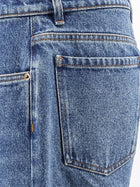 Miu Miu Women's Blue Denim Jeans Blue, view 3