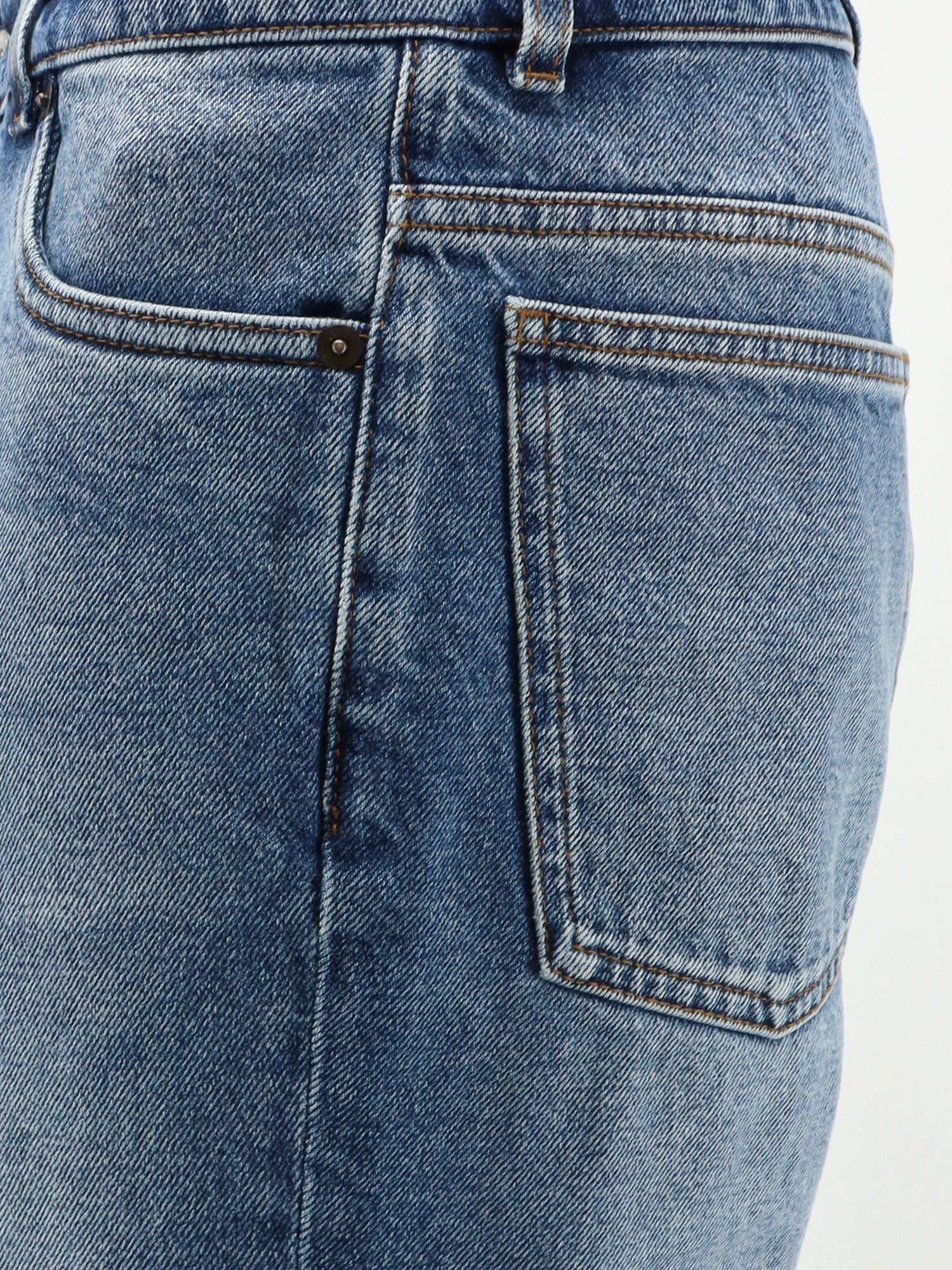 Miu Miu Women's Blue Denim Jeans Blue