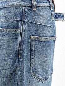 The Attico Women's Blue Denim Jeans Blue