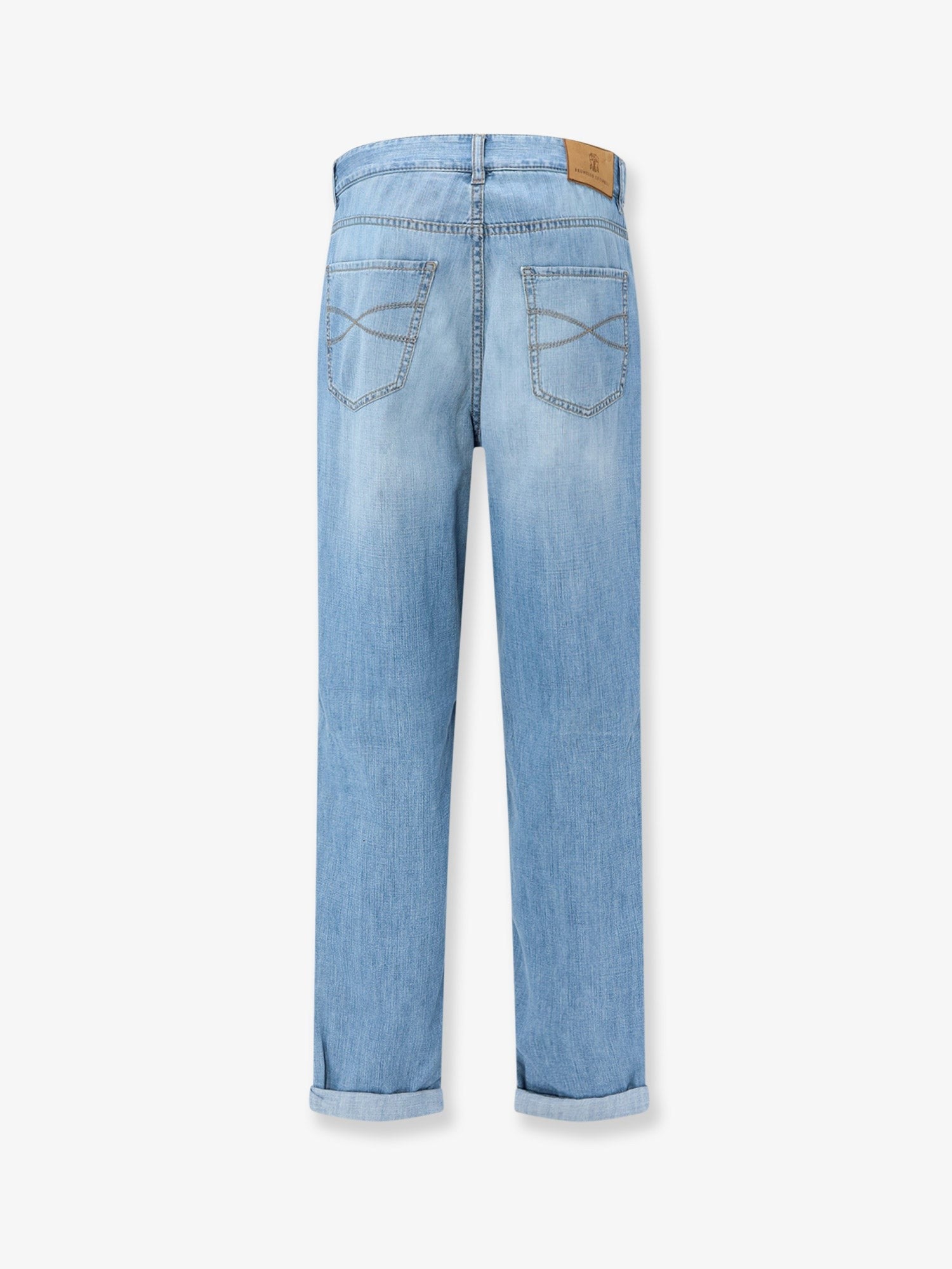 Brunello Cucinelli Men's Blue Denim Jeans Blue