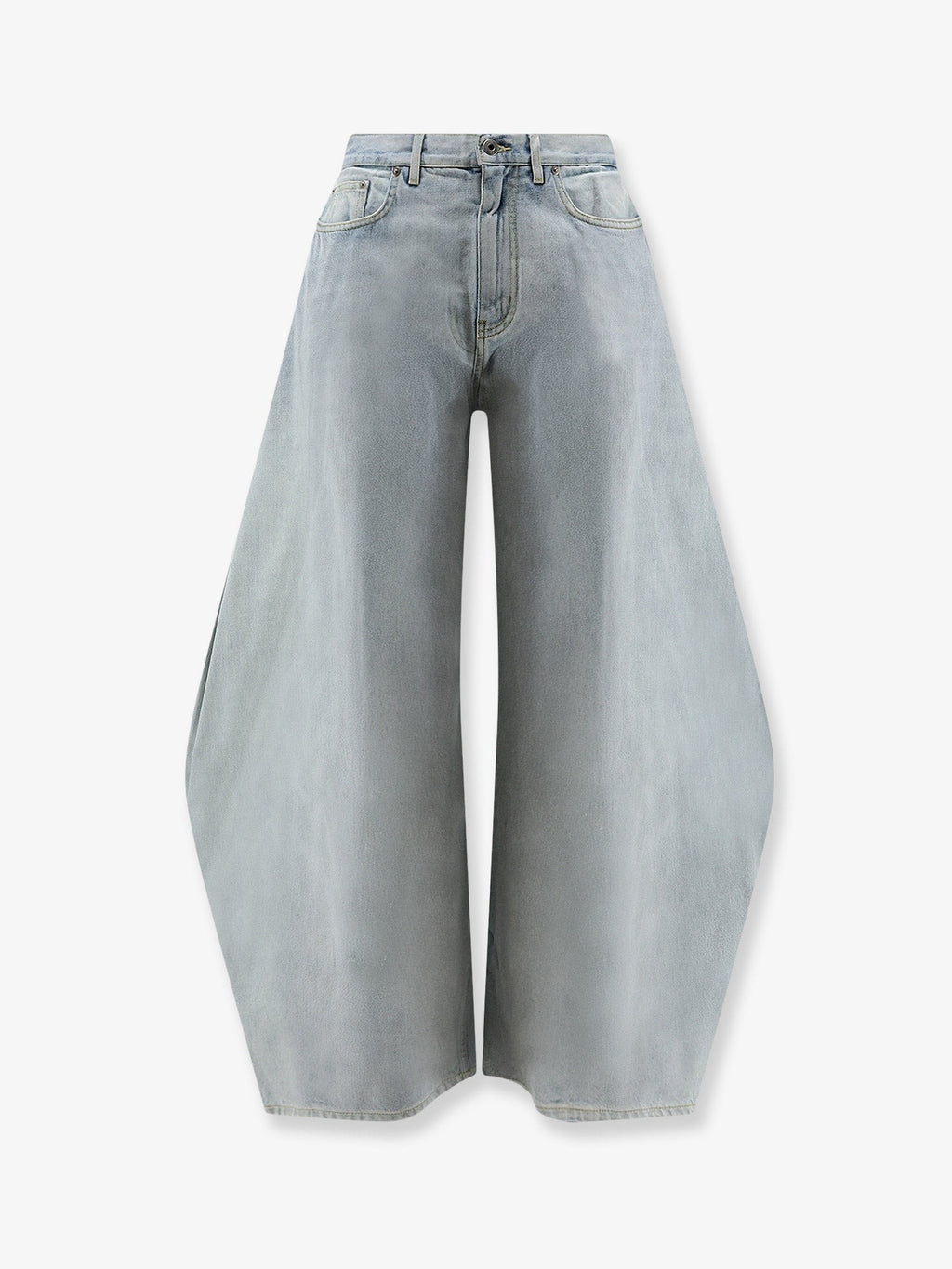 Dior Women's Blue Denim Loose Jeans Grey