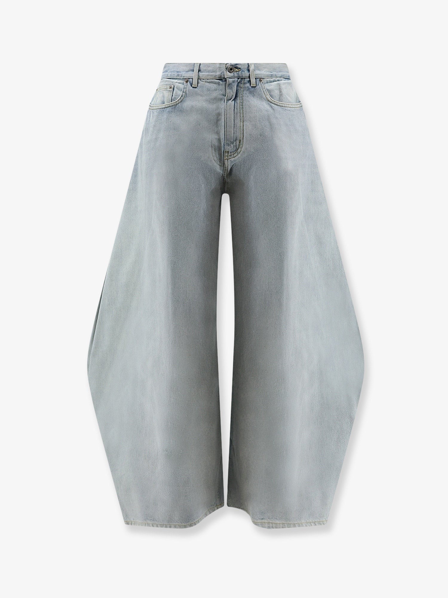 Dior Women's Blue Denim Loose Jeans Grey