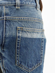 The Attico Women's Blue Denim Mini Skirt Blue