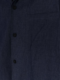 Hevò Men's Blue Denim Shirt Blue