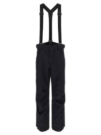 Moncler Grenoble Blue Denim Ski Bib Shorts Blue