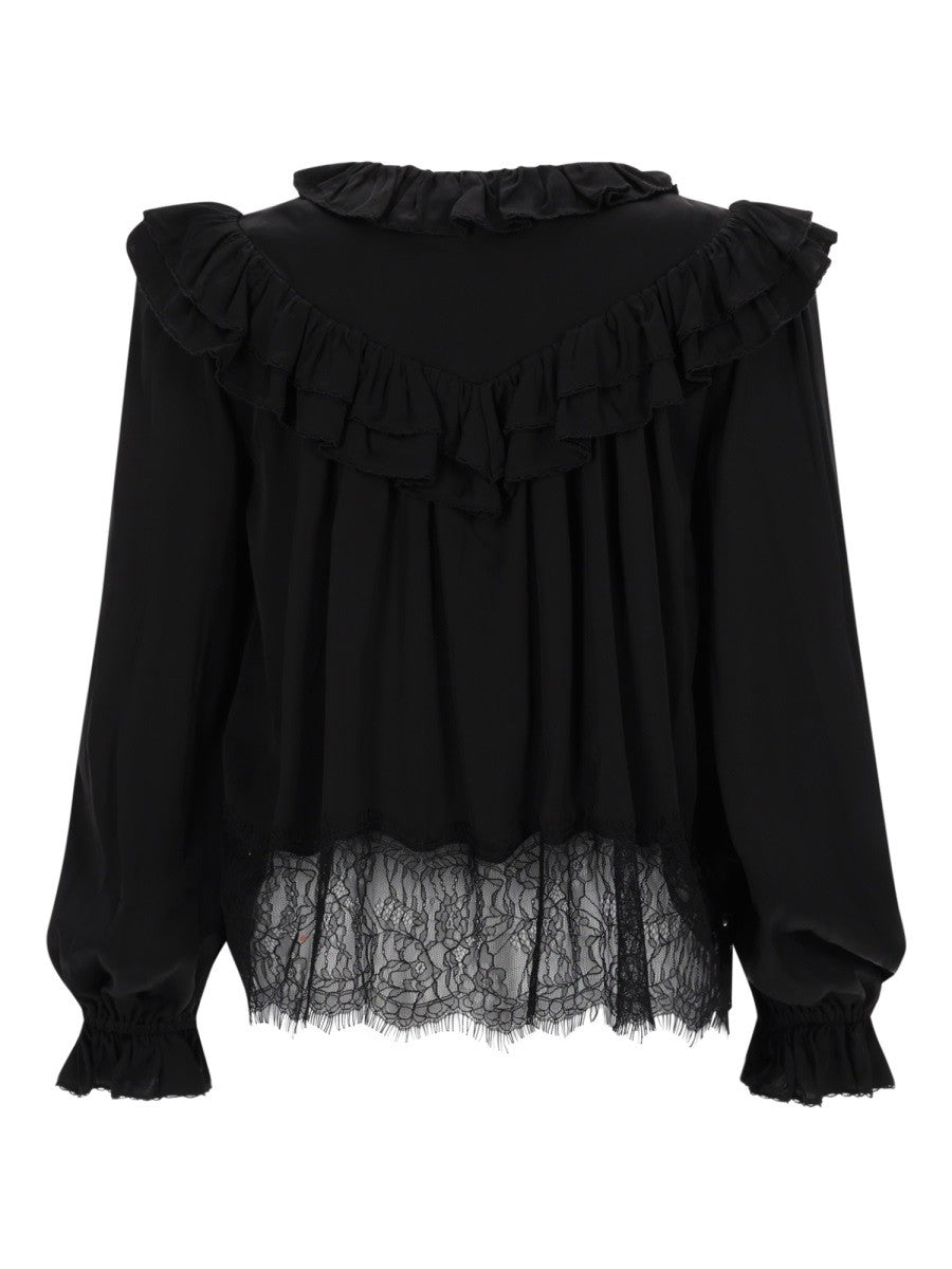 self-portrait Women's Blue in Lace Black