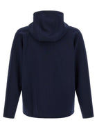 Lacoste Blue Interlock Hoodie Blue, view 2