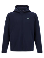 Lacoste Blue Interlock Hoodie Blue