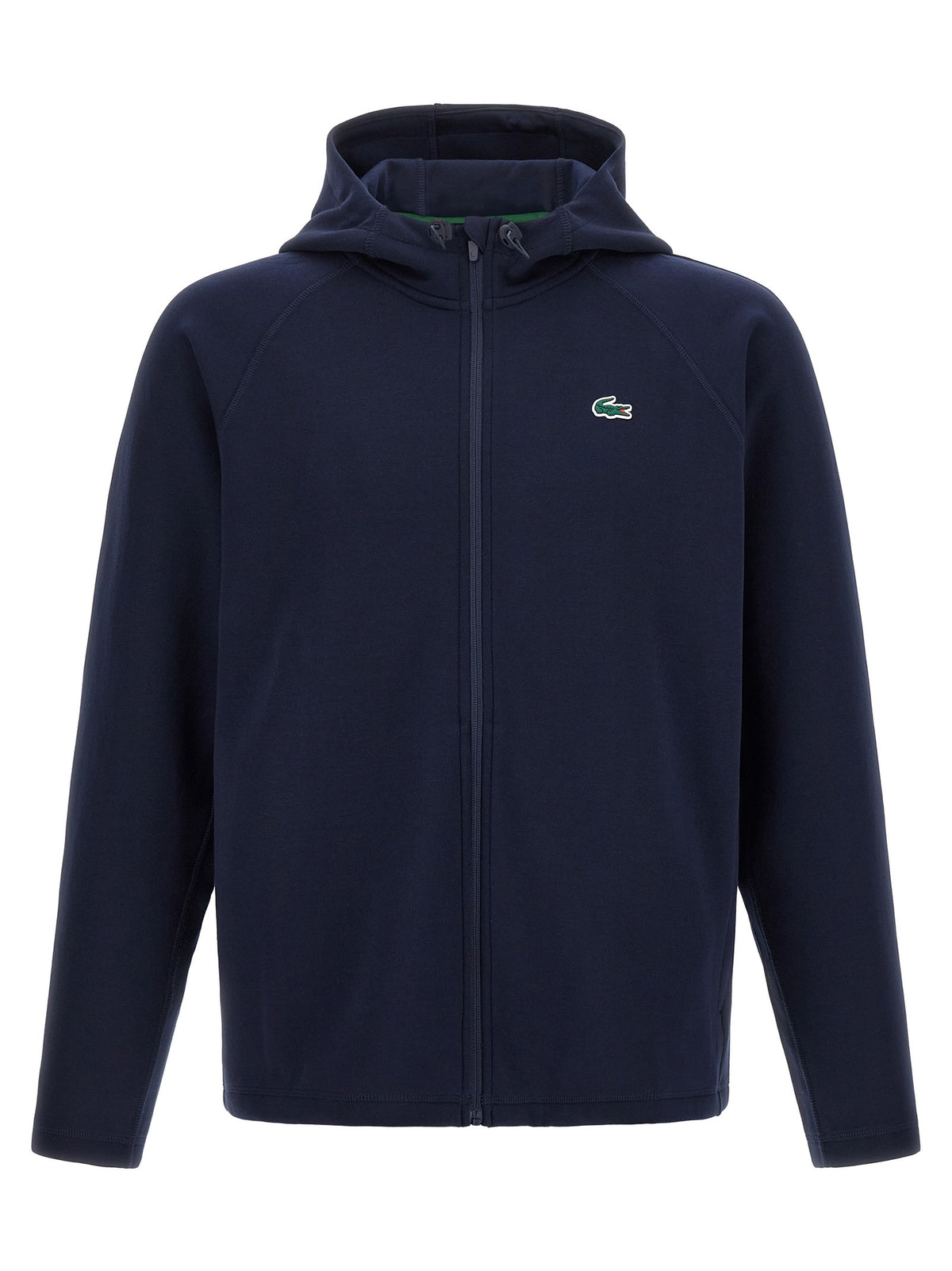 Lacoste Blue Interlock Hoodie Blue