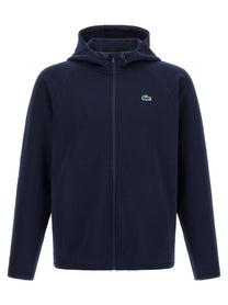 Lacoste Blue Interlock Hoodie Blue