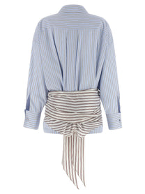 The Attico Blue Mini Dress Blue