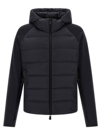 Moncler Grenoble Blue Padded Hoodie Blue
