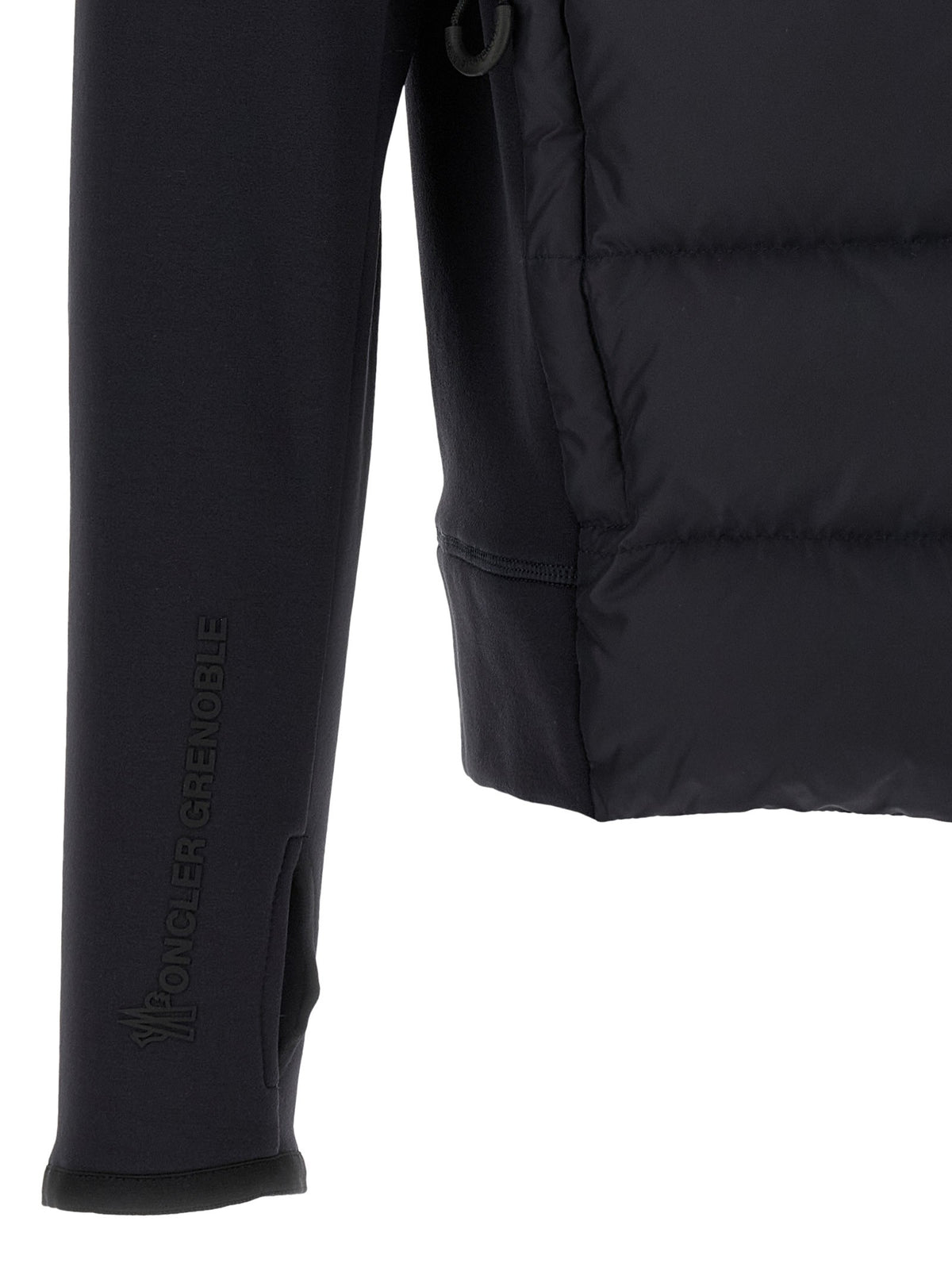 Moncler Grenoble Blue Padded Hoodie Blue, view 4