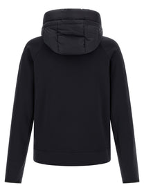 Moncler Grenoble Blue Padded Hoodie Blue, view 2