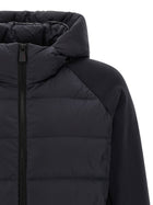 Moncler Grenoble Blue Padded Hoodie Blue, view 3