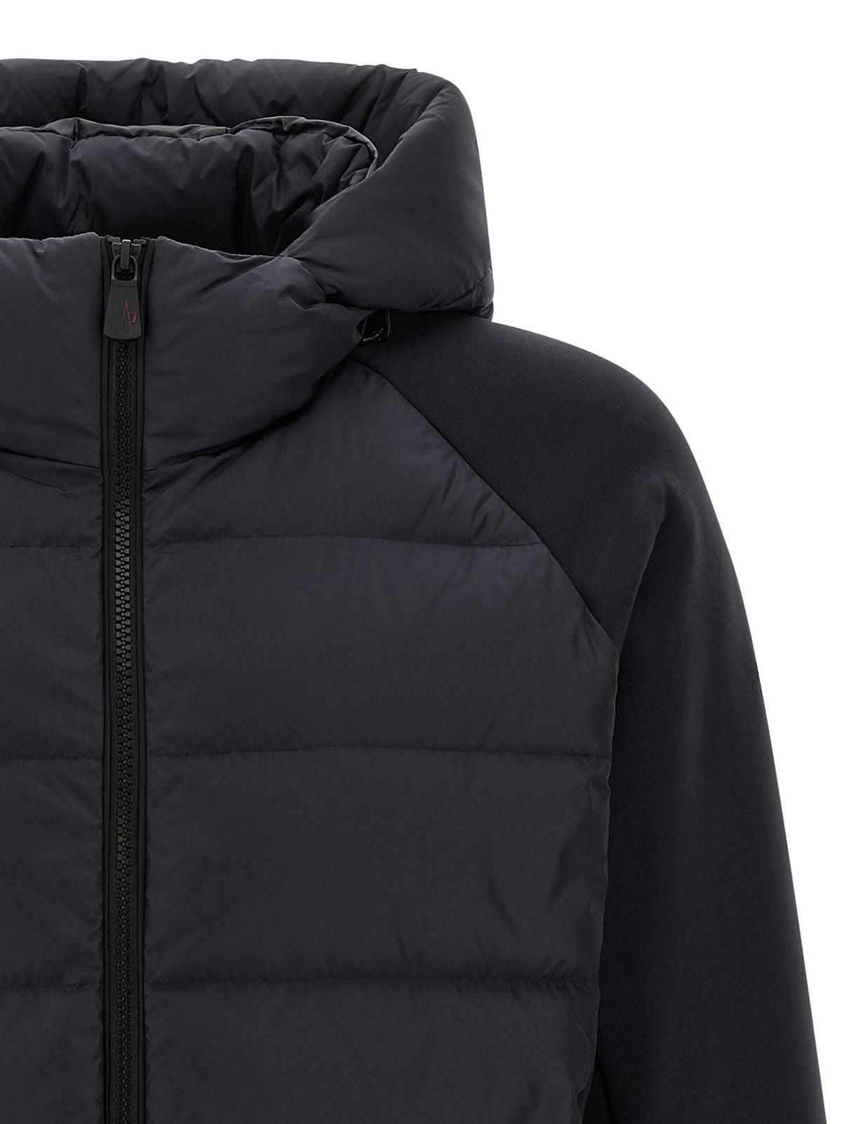Moncler Grenoble Blue Padded Hoodie Blue, view 3