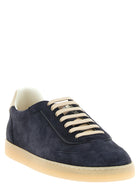Brunello Cucinelli Blue Suede Sneakers Blue