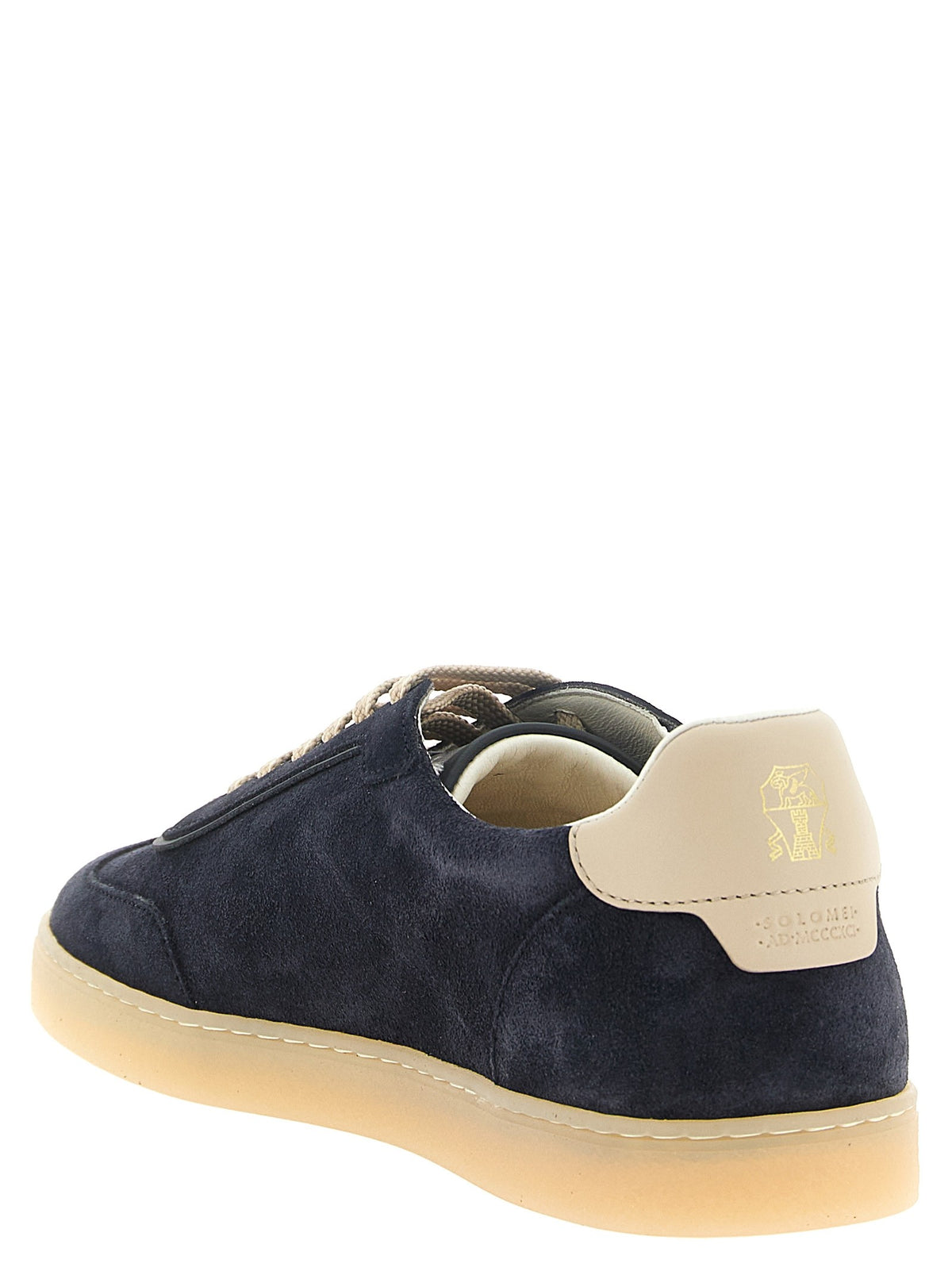 Brunello Cucinelli Blue Suede Sneakers Blue
