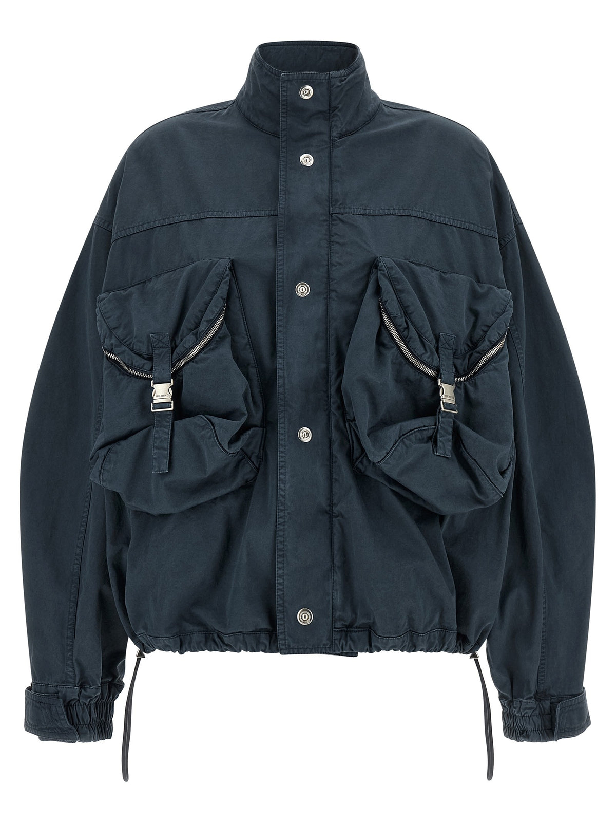 The Attico Blue Utility Bomber Jacket Blue
