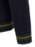 Lacoste Blue Neck Sweater Blue, view 4