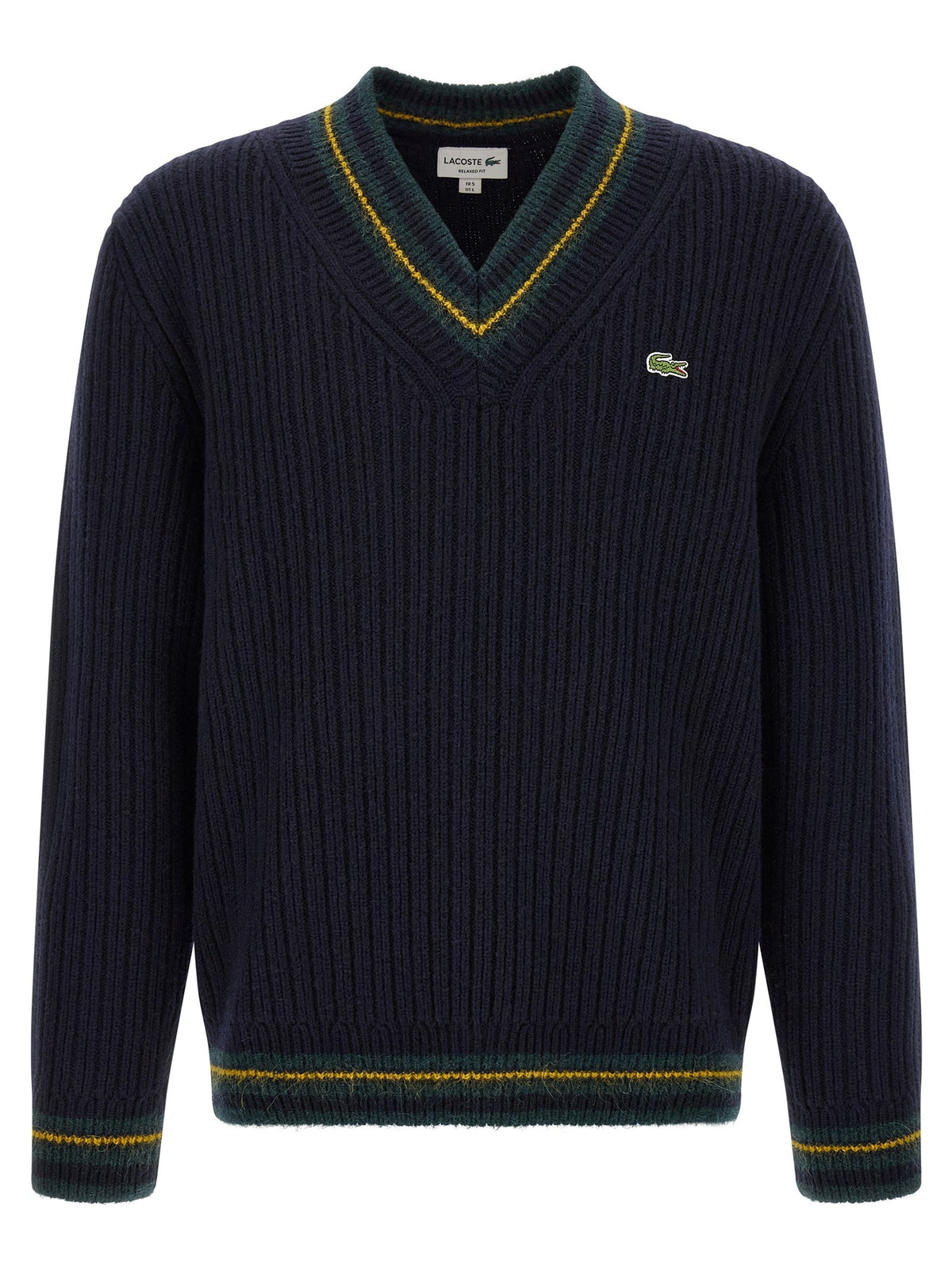 Lacoste Blue Neck Sweater Blue