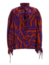 Dries Van Noten Women's Blusa Catya Multicolor