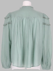 Isabel Marant Étoile Women's Blusa Christa Green