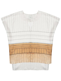 Alysi Women's Blusa Con Scollo Multicolor