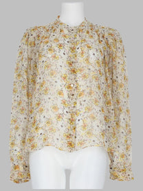 Isabel Marant Étoile Women's Blusa Florine Multicolor
