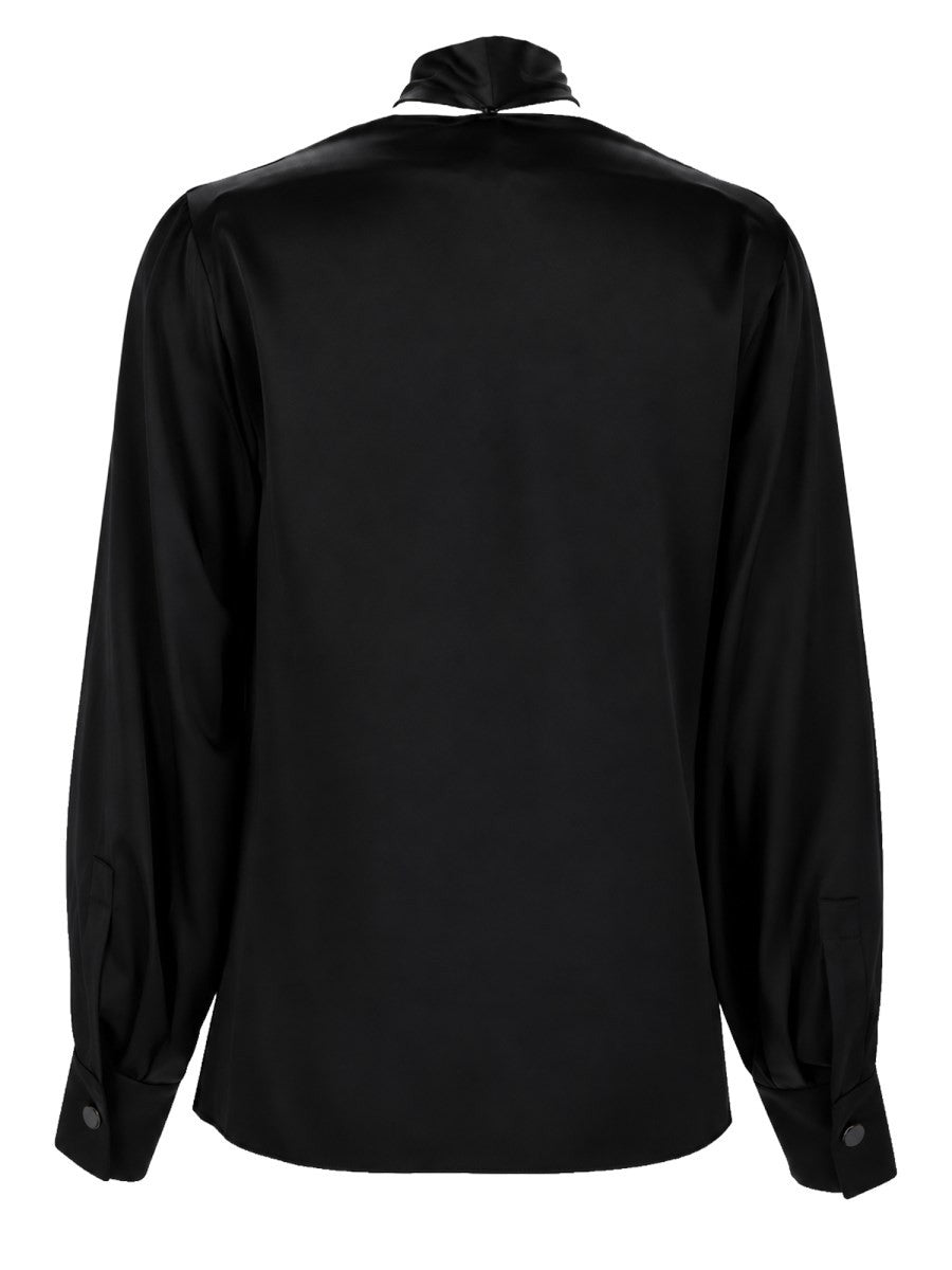 Max Mara Women's Satin Silk Blouse Beige