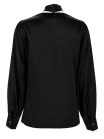 Max Mara Women's Satin Silk Blouse Beige