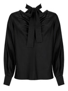 Max Mara Women's Satin Silk Blouse Beige