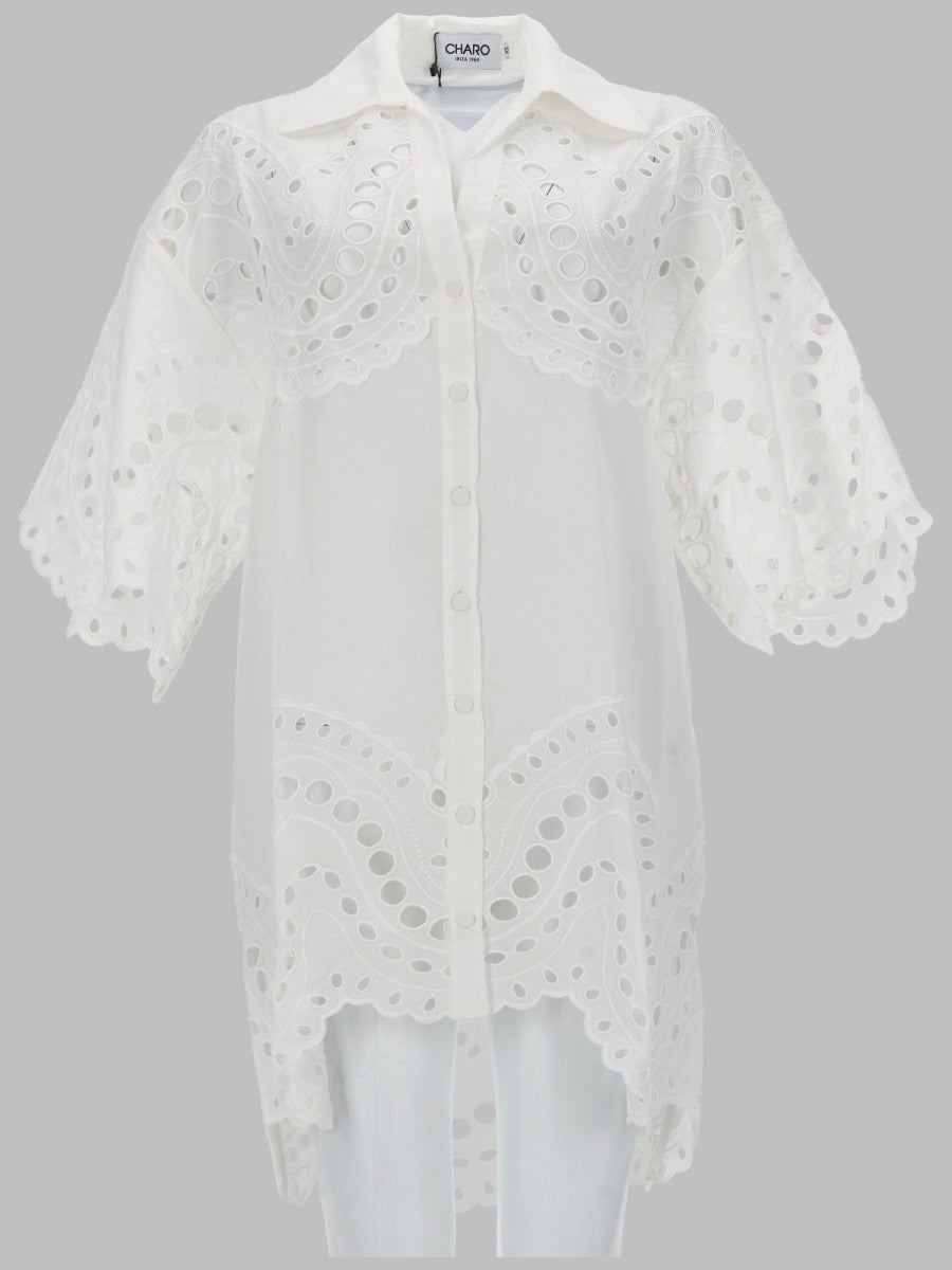Charo Ruiz Women's Blusa Tao White