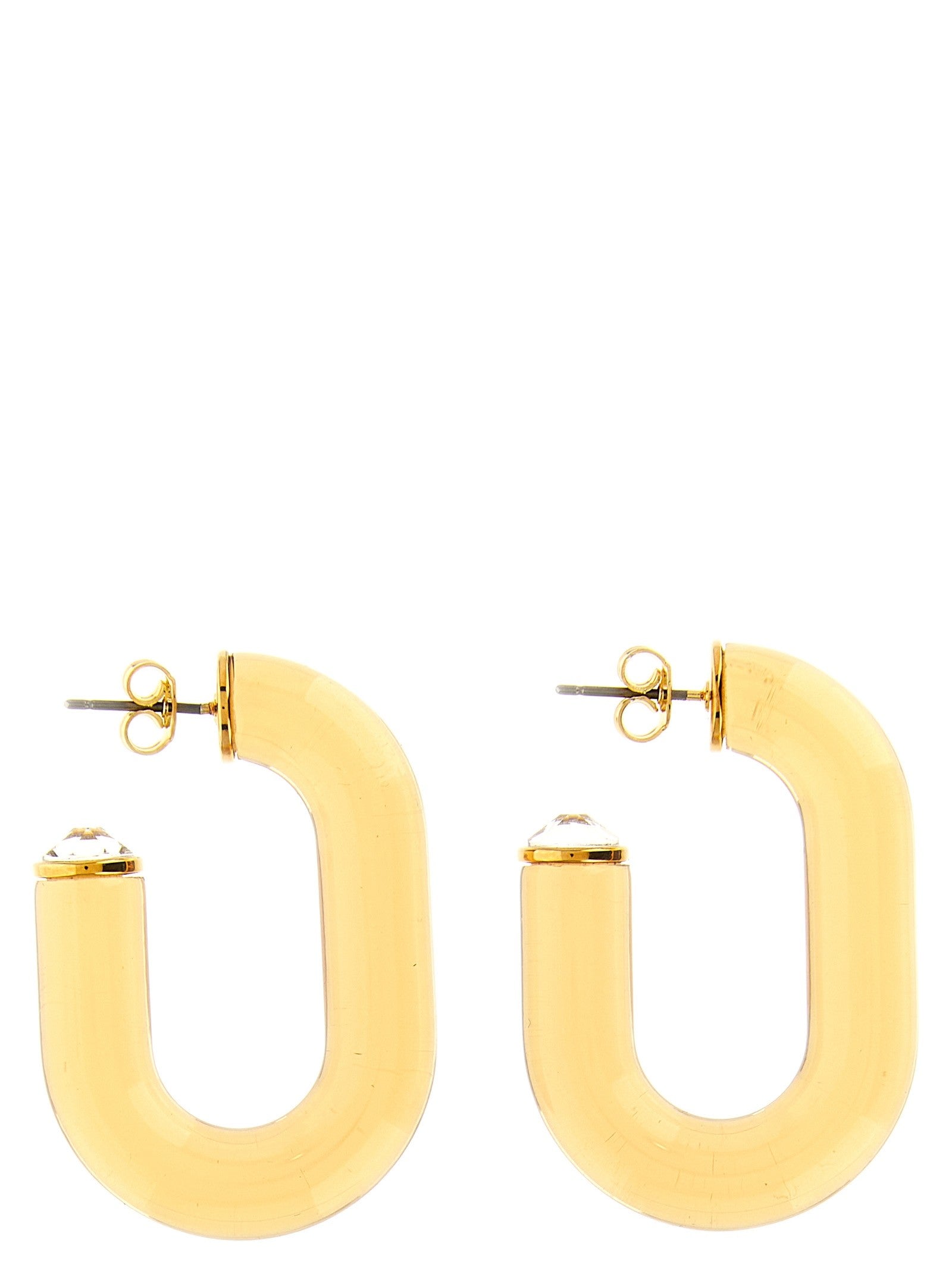 Rabanne Bo Resine Earrings Gold