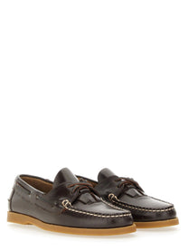 Hereu Women's Boat Moccasin Brown Hereu