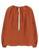 Marni Boat Neck Blouse Orange, view 2