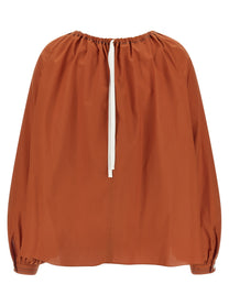 Marni Boat Neck Blouse Orange