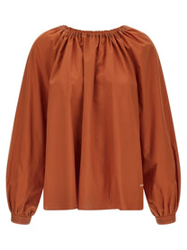 Marni Boat Neck Blouse Orange