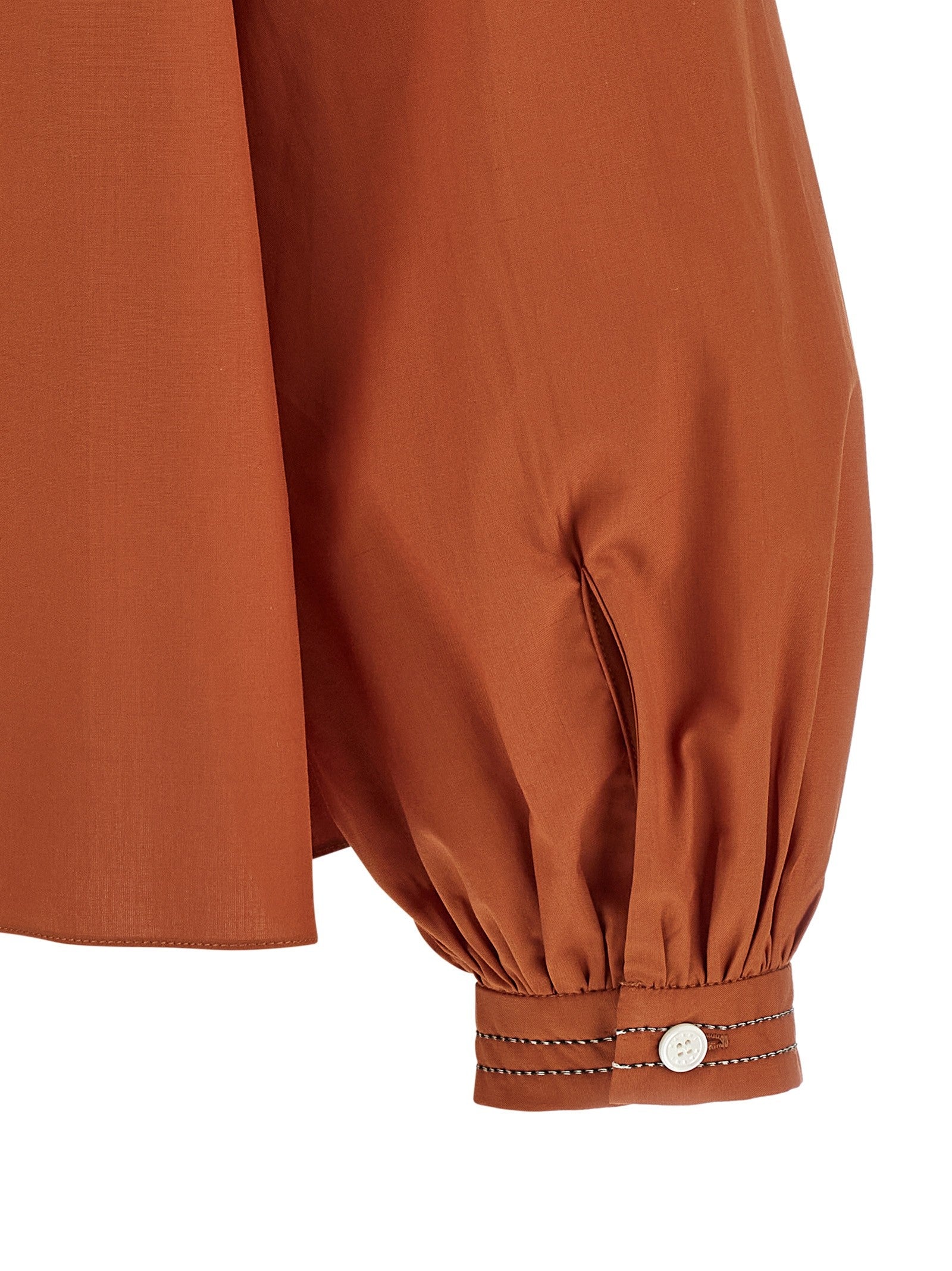Marni Boat Neck Blouse Orange