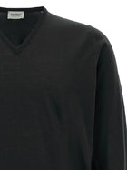John Smedley Bobby Pullover Black, view 3