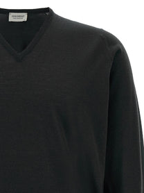 John Smedley Bobby Pullover Black, view 3