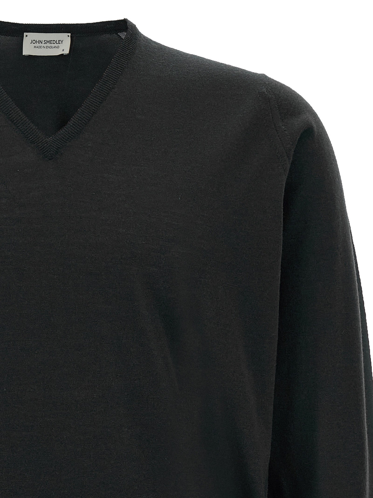 John Smedley Bobby Pullover Black, view 3