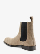 Loewe Men's Bobine Chelsea Suede Boots Brown, view 3