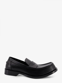 Loewe Men's Bobine Leather Loafers Black