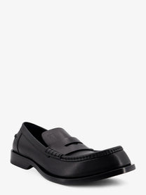 Loewe Men's Bobine Leather Loafers Black