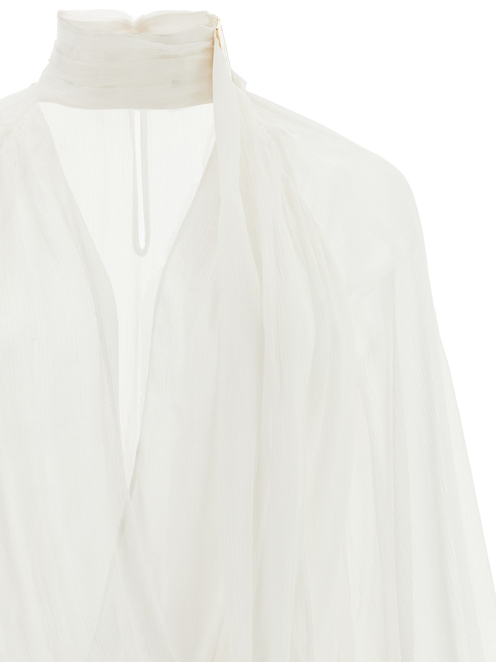 Elisabetta Franchi Body Crêponne White