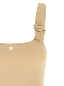 courrèges Body Cut Out Beige