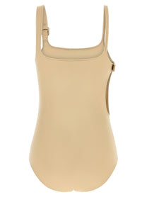 courrèges Body Cut Out Beige