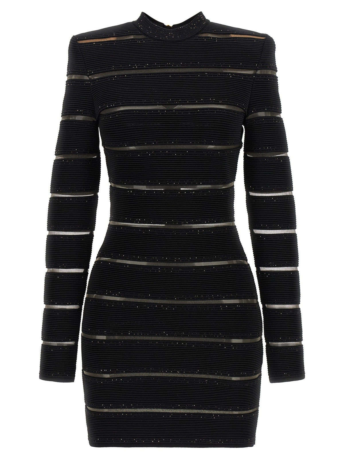 Balmain Bodycon Dress Black